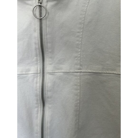 Boohoo Casual White Dress Size 8 - Picture 5 of 5